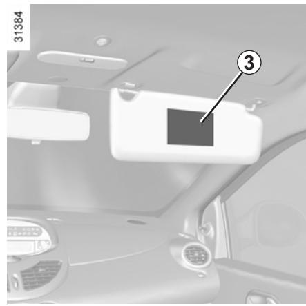 RENAULT TWINGO 2 2011 - Déactivation des airbags passager avant - 2