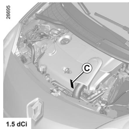 RENAULT TWINGO 2 2011 - C - plaque moteur ou étiquette moteur - 4