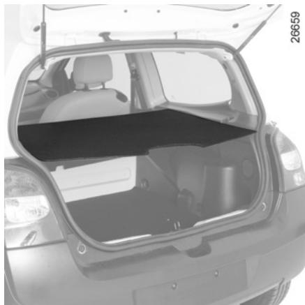 RENAULT TWINGO 2 2011 - Cache-bagages : versions société - 1