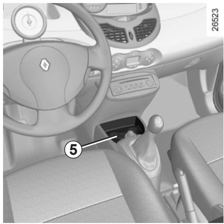 RENAULT TWINGO 2 2011 - Vide-poches de console centrale 4 - 2