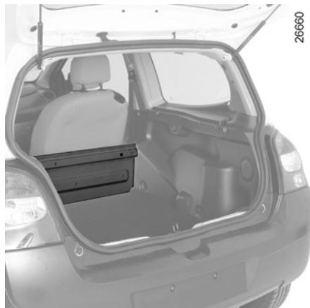 RENAULT TWINGO 2 2011 - Cache-bagages : versions société - 3