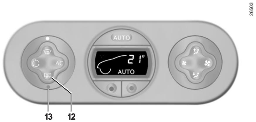 RENAULT TWINGO 2 2011 - Mise en service ou arrêt de l'air conditionné - 3