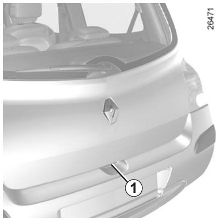 RENAULT TWINGO 2 2011 - COFFRE à bagages - 1