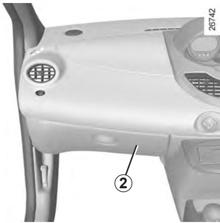 RENAULT TWINGO 2 2012 - Compartment à fusibles - 1