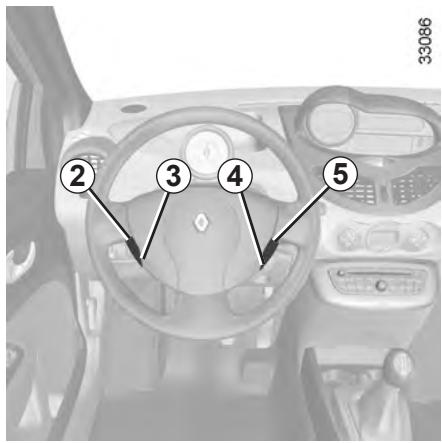 RENAULT TWINGO 2 2012 - RÉGULATEUR-LIMITEUR DE VITESSE : fonction limiteur (3/3) - 1