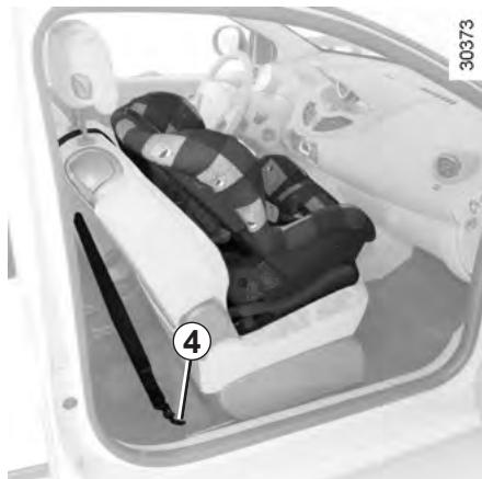 RENAULT TWINGO 2 2012 - SECURITE ENFANTS :CHOIX de la fixation siège infant (3/3) - 2
