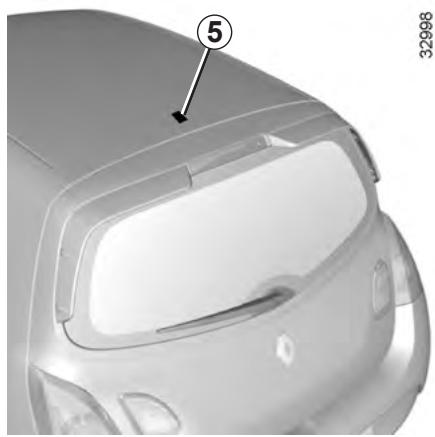 RENAULT TWINGO 2 2012 - Haut-parleurs dans les panneaux arrête 4 - 1