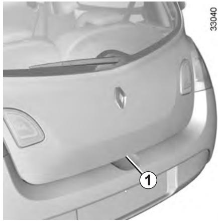 RENAULT TWINGO 2 2012 - COFFRE À BAGAGES - 1
