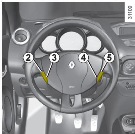 RENAULT WIND 2010 - RÉGULATEUR-LIMITEUR DE VITESSE : fonction limiteur (1/3) - 2