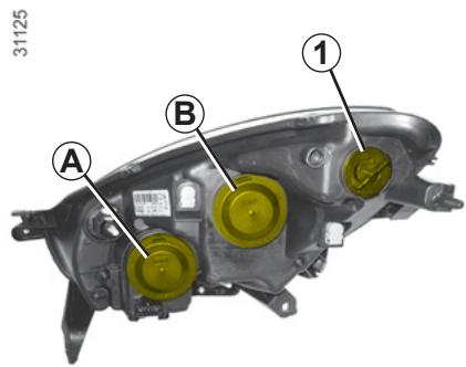 RENAULT WIND 2010 - PROJECTEURS AVANT : remplacement des lampes (1/2) - 1