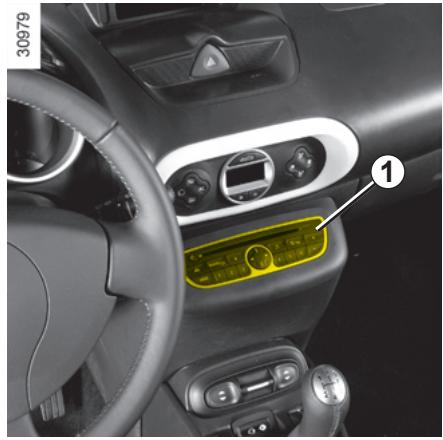 RENAULT WIND 2010 - Commande intégrée de téléphone mains libres - 1