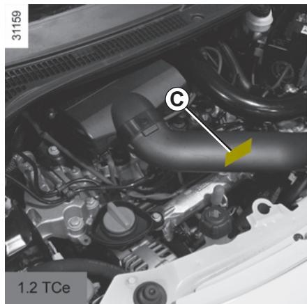 RENAULT WIND 2010 - PLAQUES D'IDENTIFICATION MOTEUR - 2