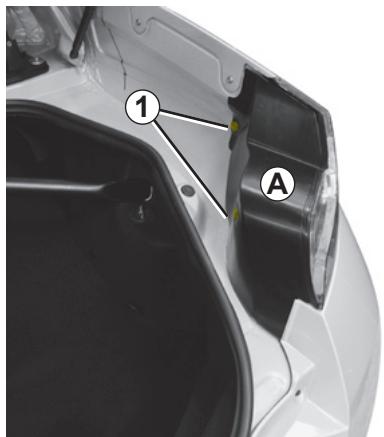 RENAULT WIND 2010 - FEUX ARRÈRE ET LATERAUX : remplacement des lampes (1/3) - 1