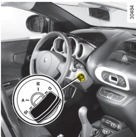 RENAULT WIND 2010 - DÉMARRAGE, ARRÊT DU MOTEUR - 1
