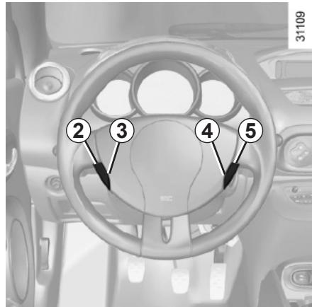 RENAULT WIND 2012 - RÉGULATEUR-LIMITEUR DE VITESSE : fonction régulateur (1/4) - 4