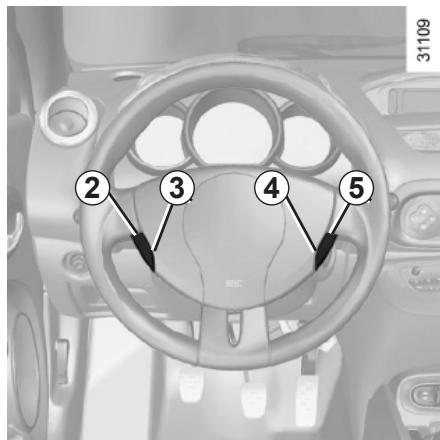 RENAULT WIND 2012 - RÉGULATEUR-LIMITEUR DE VITESSE : fonction limiteur (1/3) - 2