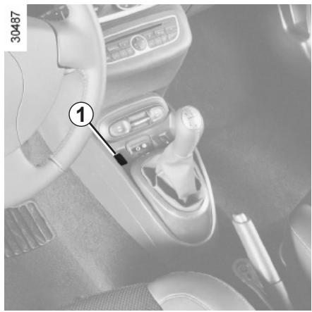 RENAULT WIND 2012 - RÉGULATEUR-LIMITEUR DE VITESSE : fonction limiteur (1/3) - 1