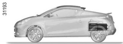RENAULT WIND 2012 - TRANSPORT D'OBJETS DANS LE COFFRE - 1