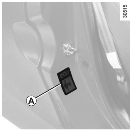 RENAULT WIND 2012 - PLAQUES D'IDENTIFICATION VEHICULE - 1