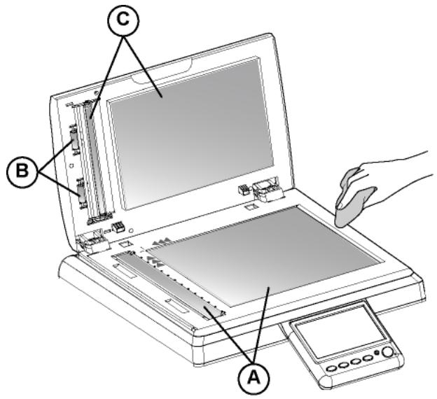 SAGEM AGORIS M943XDN - Nettoyage des dispositifs de lecture du scanner - 1
