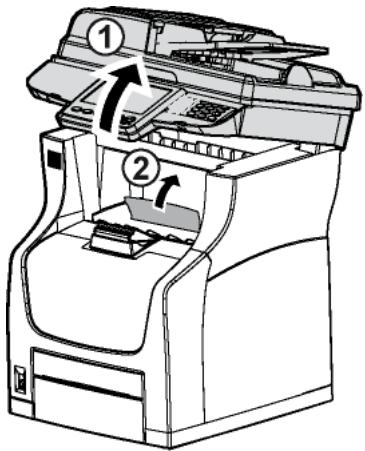 SAGEM AGORIS M943XDN - Nettoyage de l'intérieur de l'imprimante - 2