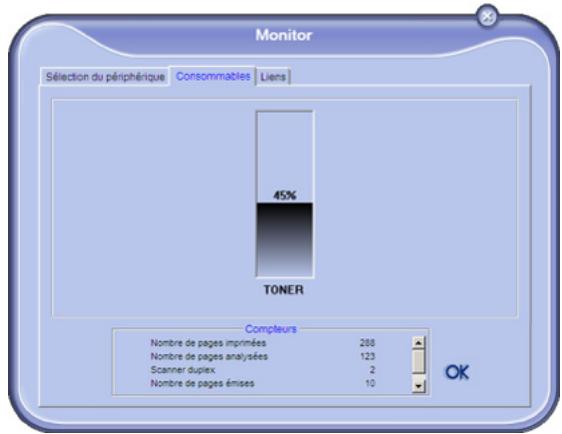 SAGEM AGORIS M943XDN - Afficher l'etat des consommables - 1