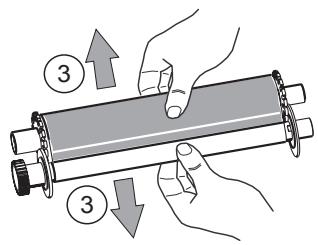 SAGEM AP2700 - instalación de la cinta - 2