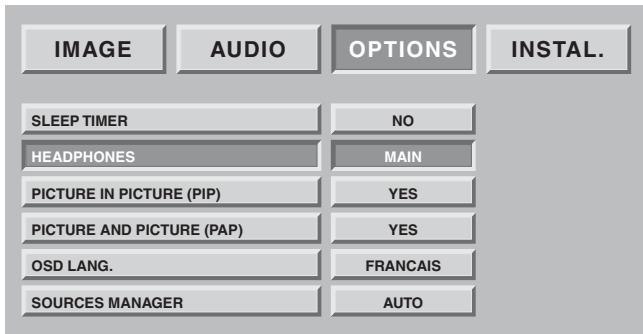 SAGEM AXIUM HTD 501 - Double picture mode tuning - 1