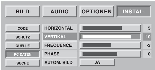 SAGEM AXIUM HTD 501 - Konfigurationen der PC-Quellen - 1