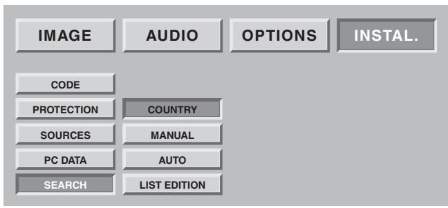 SAGEM AXIUM HTD 501 - Selecting norm for your country - 1