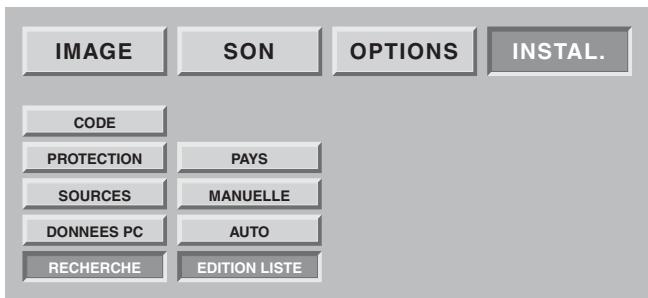SAGEM AXIUM HTD 501 - Modification de la liste des programmes - 1