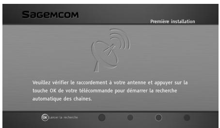 SAGEM BPRSI88-250 HD - Première installation - 2