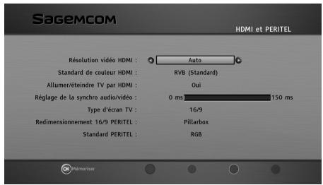 SAGEM BPRSI88-250 HD - HDMI et PERITEL - 1
