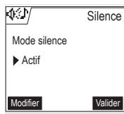 SAGEM D55T - Activer / désactiver le mode silence - 2