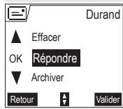 SAGEM D55T - Gérer les messages après lecture - 1