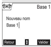 SAGEM D55T - Renommer la base - 5