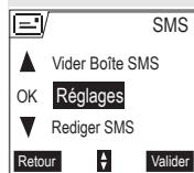 SAGEM D55T - Vider une boîte SMS - 3