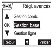 SAGEM D55T - Réglages - 1