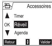 SAGEM D55T - Réglage du réveil - 1
