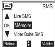 SAGEM D55T - Visualiser l'état de la mémoire - 1