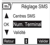 SAGEM D55T - Réglages SMS - 1