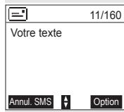 SAGEM D55T - Écrire le message - 3