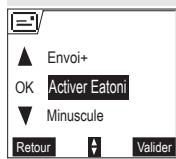 SAGEM D55T - Aide à l'écriture prédicte EATONI - 1
