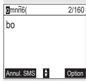 SAGEM D55T - Aide à l'écriture prédicte EATONI - 2