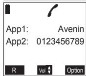 SAGEM D55T - Réception d'un second appel alors que vous êtes déjà en ligne - 3