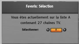 SAGEM DSI89HD - Changer de liste favorites - 1