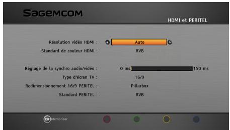 SAGEM DSI89HD - HDMI et PERITEL - 1