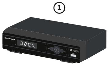 SAGEM DT83HD - Contenu de l'emballage - 1