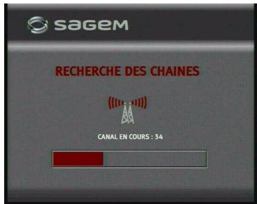 SAGEM DTI85PB HD - Première installation - 2