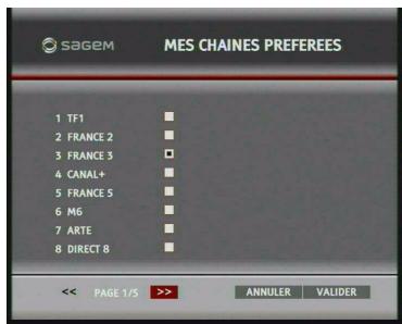 SAGEM DTI85PB HD - Recherche des chaînes - 2